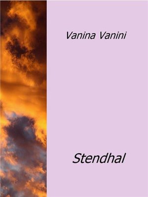 cover image of Vanina Vanini